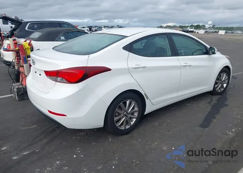 2014 Hyundai Elantra Se from USA, damaged, VIN 5NPDH4AE9EH495675